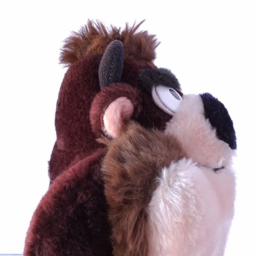 Vintage TAZ Stuffed Plush 1971 & 1995 Mighty & Mini Tasmanian Devil Looney Tunes - Picture 8 of 16